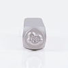 Iron Metal Stamps AJEW-BC0005-56H-3