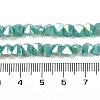 Electroplate Glass Beads Strands EGLA-B009-05A-08-4