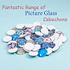   Printed Picture Glass Cabochons GGLA-PH0005-25mm-001-7