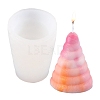 Christmas Theme DIY Cone Candle Silicone Molds DIY-G049-06-1