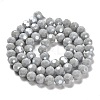 Electroplate Opaque Glass Beads Strands EGLA-A035-P8mm-A22-2