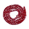 Electroplate Glass Beads Strands EGLA-A044-P2mm-A02-3