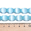 Dyed Natural Selenite Beads Strands G-T138-232C-4