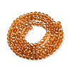 Electroplate Glass Beads Strands EGLA-A044-T4mm-A04-3
