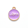 Alloy Enamel Pendants X-ENAM-S124-01A-01K-3