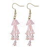 Glass Seed & Glass Beaded Dangle Earrings EJEW-MZ00687-03-3