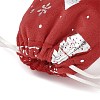 Silver Stamping Christmas Velvet Storage Bags ABAG-Q053-01A-02C-3