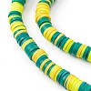 Handmade Polymer Clay Beads Strands CLAY-R089-6mm-T02B-35-6