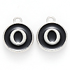 Platinum Plated Alloy Charms ENAM-S118-02O-P-1
