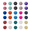300Pcs 15 Colors Natural Crackle Agate Beads G-TA0001-26-2