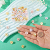 60Pcs 3 Colors 1-Hole Resin Buttons RESI-TA0004-42-7
