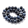 Natural Dumortierite Quartz Beads Strands G-O199-07E-2