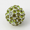 Alloy Rhinestone Beads RB-A034-10mm-A07S-2