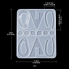 Geometry Pendant & Links Silicone Molds DIY-YW0006-72-3