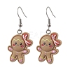 Resin Pendants & 304 Stainless Steel Dangle Earrings for Women EJEW-JE06234-02-2