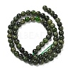 Natural Green Diopside Beads Strands G-K382-B01-01-3