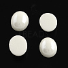 Pearlized Plated Opaque Glass Cabochons X-PORC-S804-13x18-23-1