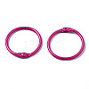 Spray Painted Iron Split Key Rings IFIN-T017-01H-2