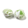 Shell Shape Glazed Porcelain Beads PORC-E022-01D-3