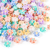120Pcs 6 Colors Opaque Resin Cabochons CRES-TA0001-28-4