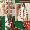 200Pcs 4 Colors Painted Natural Wood Beads WOOD-SP0001-65-7