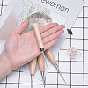  Stainless Steel Bead Awls and Wooden Awl Pricker Sewing Tool TOOL-NB0001-18-3