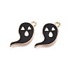 Halloween Theme Alloy Enamel Pendants PALLOY-N176-40B-RS-1