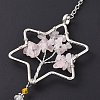 Teardrop Acrylic Beads Big Pendant Decorations LS-HJEW-D029-01P-B-4