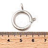 Brass Spring Ring Clasps KK-D407-20P-G-3