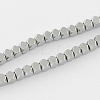 Non-magnetic Synthetic Hematite Beads Strands G-Q875-4x4mm-7-2