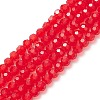 Transparent Glass Bead Strands GLAA-G013-8mm-98-1