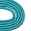 Handmade Polymer Clay Beads Strands CLAY-R089-4mm-Q107-2