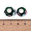 Handmade Lampwork Core European Beads LAMP-Q042-02C-4