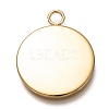 304 Stainless Steel Pendant Cabochon Settings STAS-Z030-01C-G-2
