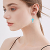 6 Strands 3 Styles Synthetic Turquoise Beads Strands TURQ-DC0001-04C-6