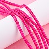 Synthetic Turquoise Beads Strands TURQ-G110-4x2mm-04-4