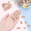 90Pcs 3 Style Unfinished Wood Connector Charms DIY-CA0004-66-3