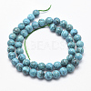 Natural Marble Beads Strands G-K211-12mm-E-2