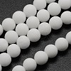 Natural White Jade Beads Strands X-G-D695-10mm-1