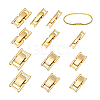 6 Style Brass Watch Band Clasps KK-PH0013-20-6