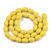 Opaque Solid Color Glass Beads Strands GLAA-R217-08A-A01-2