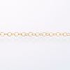 3.28 Feet Ion Plating(IP) Handmade 304 Stainless Steel Cable Chains X-STAS-G038-12G-1
