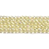 Electroplate Transparent Glass Beads Strands GLAA-H021-01A-FR04-2
