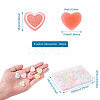 60Pcs 6 Colors Resin Cabochons Accessories RESI-YS0001-03-3