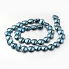 Electroplate Non-magnetic Synthetic Hematite Bead Strands G-F300-33A-07-2
