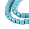 Opaque Solid Color Glass Beads Strands GLAA-N065-4x4mm-C08-3