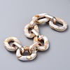 Imitation Gemstone Style Acrylic Handmade Cable Chains X-AJEW-JB00517-02-1