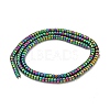 Electroplated Synthetic Non-magnetic Hematite Beads Strands G-K361-A06-01-2