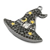 Alloy with Glass Rhinestone Pendants FIND-B033-01A-B-2