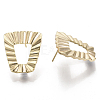 Brass Stud Earring Findings KK-T056-16G-NF-2